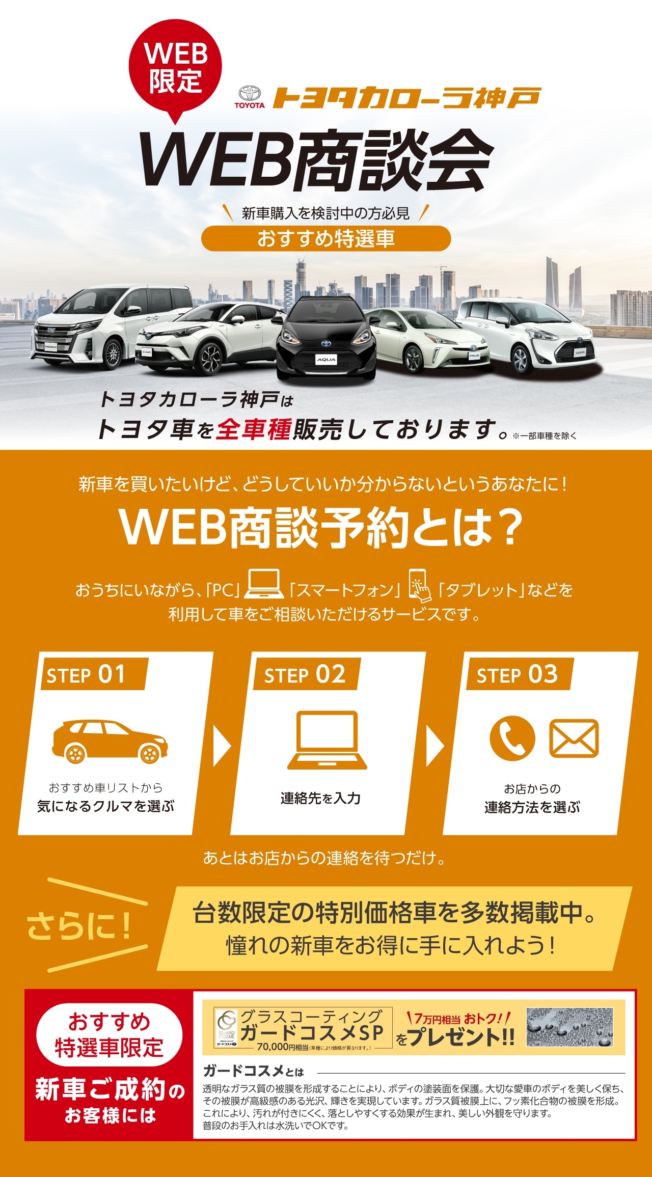 Web限定の特別価格車 Web限定の特別価格車