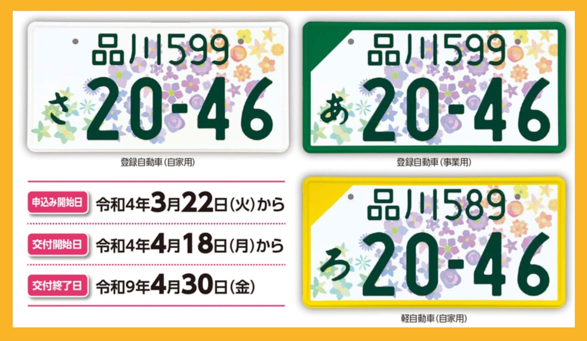新登場✨図柄入りナンバープレート